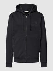 Sweatjacke mit Label-Stitching von Gant Schwarz - 9