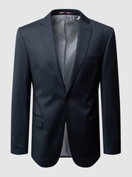 Marynarka na 2 guziki o kroju modern fit z żywej wełny od Carl Gross Niebieski - 34