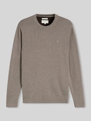 Regular Fit Pullover aus reiner Baumwolle von Tom Tailor Beige - 47