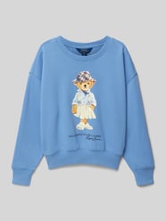 Sweatshirt mit Motiv- und Label-Print von Polo Ralph Lauren Teens Blau - 2