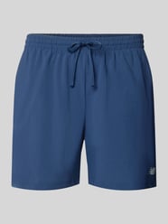 Short met elastische band en logo van New Balance - 4