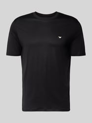 T-Shirt mit Label-Stitching von Emporio Armani - 40