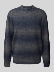 Strickpullover aus Viskose mit Label-Stitching Modell 'Gradient' von G-Star Raw Grau - 14