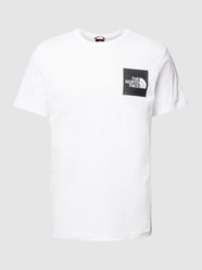 T-Shirt mit Label-Print Modell 'FINE' von The North Face Weiß - 21