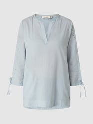 Blusenshirt aus Baumwolle Modell 'Callidora' von Broadway NYC Blau / Türkis - 32