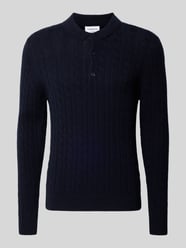 Gebreide pullover van linnenmix met polokraag van Lindbergh - 5