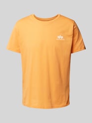 T-Shirt mit Label-Print von Alpha Industries Orange - 45