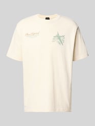 t-shirt o kroju relaxed fit z logo w formie nadruków i okrągłym dekoltem od PME Legend - 48