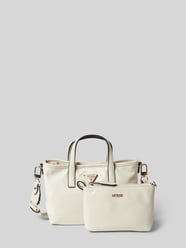 Handtasche mit Label-Details Modell 'LATONA' von Guess Braun - 41