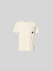 Regular Fit T-Shirt mit Brusttasche von Moose Knuckles Beige - 46