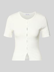 Strickshirt mit Knopfleiste Modell 'SAJUNI' von Samsøe Samsøe - 5