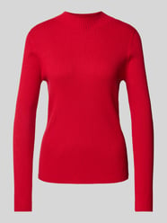 Gebreide pullover met turtleneck, model 'STYLE.LYNN' van Brax Rood - 1