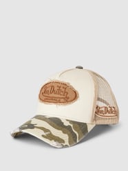 Trucker Cap mit Label-Stitching Modell 'KALMAR' von Von Dutch Beige - 8