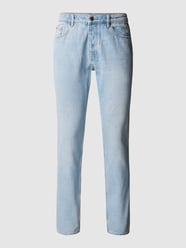 Mid Rise Jeans im Slim Fit von REVIEW Blau - 24
