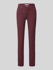 Straight Fit Jeans aus Baumwoll-Mix mit Viskose-Anteil Modell '314 SHAPING STRAIGHT' von Levi's® 300 Bordeaux - 48