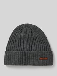 Beanie mit Label-Detail Modell 'WILBERT' von Barts Grau - 6