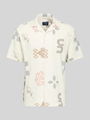 Slim Fit Freizeithemd mit Allover-Motiv-Stitching von MCNEAL - 27