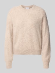 Regular fit pullover van puur kasjmier model 'Cabrucrewn' van Jake*s Casual Beige - 27