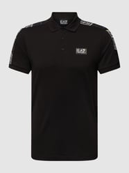 T-shirt ze wzorem z logo od EA7 Emporio Armani Czarny - 33