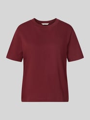 Boxy Fit T-Shirt aus reiner Baumwolle Modell 'ESSENTIAL' von Selected Bordeaux - 41