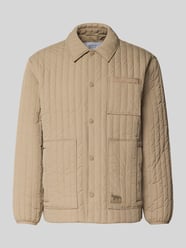 Steppjacke mit Brusttasche von MAISON KITSUNÉ Beige - 37
