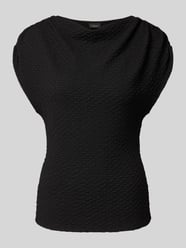 Slim Fit T-Shirt mit Wasserfall-Ausschnitt von s.Oliver BLACK LABEL - 35
