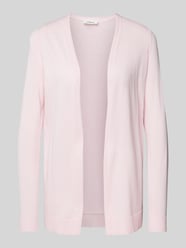 Comfort Fit Strickjacke aus Baumwoll-Viskose-Mix von s.Oliver RED LABEL Pink - 19