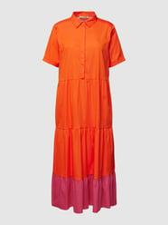 Midikleid im Colour-Blocking-Design von Smith and Soul Orange - 41