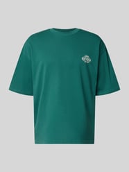 Oversized t-shirt z nadrukiem z tyłu od REVIEW - 35