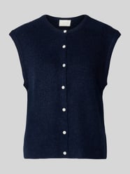 Loose fit mouwloos vest met knoopsluiting Model 'Everest' van Neo Noir - 20
