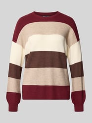 Regular Fit Pullover aus Viskose-Mix Modell 'LATIA' von ONLY Bordeaux - 47