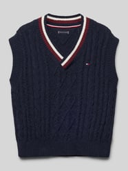 Spencer met labelstitching, model 'GLOBAL' van Tommy Hilfiger Kids - 10