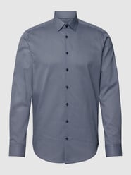 Regular Fit Business-Hemd mit Kentkragen von Jake*s  Blau - 47
