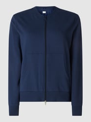 Sweatjack met opstaande kraag van Mey Blauw - 33