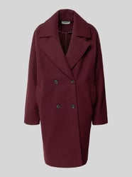 Oversized Mantel mit Reverskragen Modell 'CICI' von Noisy May Bordeaux - 16