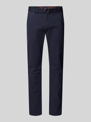 Slim fit stoffen broek met riem van MCNEAL - 21