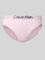Slip aus Baumwoll-Mix mit Label-Bund von Calvin Klein Underwear Pink - 19