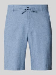 Regular Fit Chinoshorts aus Baumwoll-Leinen-Mix Modell 'BRODY' von Selected Homme - 41