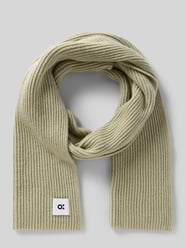 Sjaal met wol in gebreide look van OPUS - 35