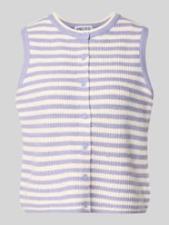 Kardigan o kroju regular fit z domieszką wełny model 'MALOU' od PIECES - 19