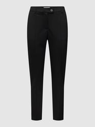 Stoffen broek met effectgaren, model 'Kate' van ICHI - 35