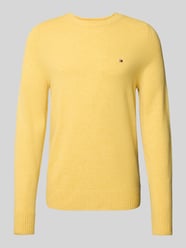 Sweter z dzianiny o kroju regular fit z delikatnej wełny od Tommy Hilfiger - 24