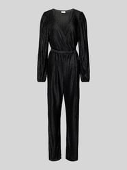 Jumpsuit mit V-Ausschnitt Modell 'PLUSA' von Vila Schwarz - 22