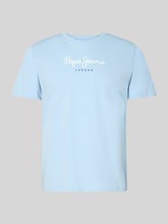 Koszulka z czystej bawełny w kroju regular fit model 'EGGO' od Pepe Jeans - 8
