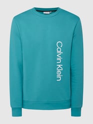 Sweatshirt mit Logo  von CK Calvin Klein Grün - 11