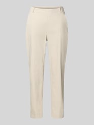 BROEK in verkorte pasvorm Model 'Flour 2' van Stehmann Beige - 4