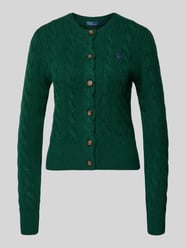 Gebreid jack van een mix van linnen en kasjmier met kabelpatroon van Polo Ralph Lauren - 35