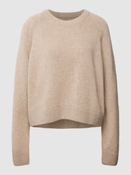 Oversized Strickpullover mit Rundhalsausschnitt Modell 'DILIRIAA' von Armedangels Braun - 8