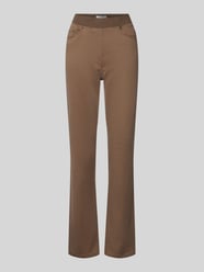 Slim Fit Hose mit Thermo-Effekt Modell 'PAMINA' von Raphaela By Brax Beige - 28