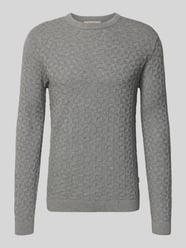 Regular fit gebreide pullover met structuurmotief, model 'KALLE' van Only & Sons - 15